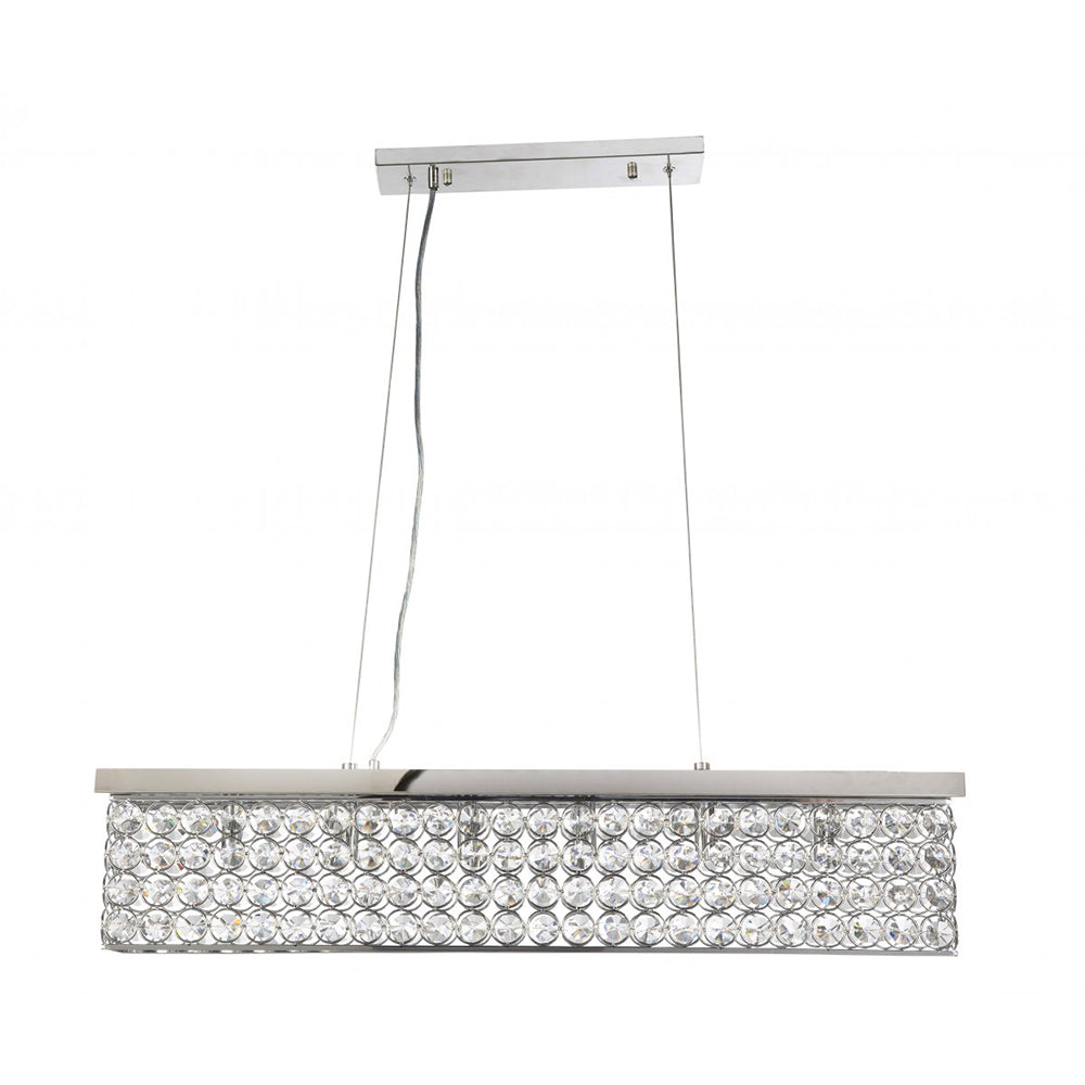 Buy Ceiling Crystals Australia Fiorentino Lighting - BION 6 Light Pendant Chrome