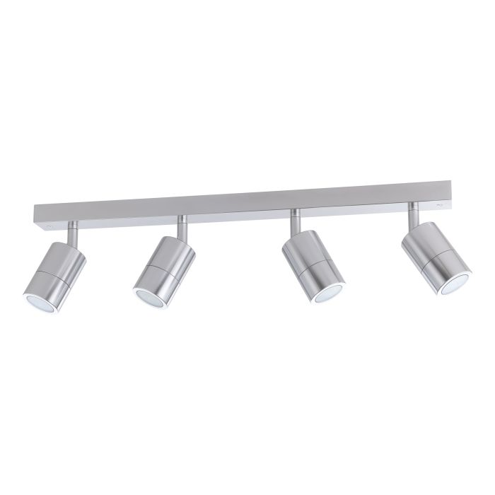 Fremantle 4 Light LED Bar Light 5W 3CCT Titanium & Clear - 206163