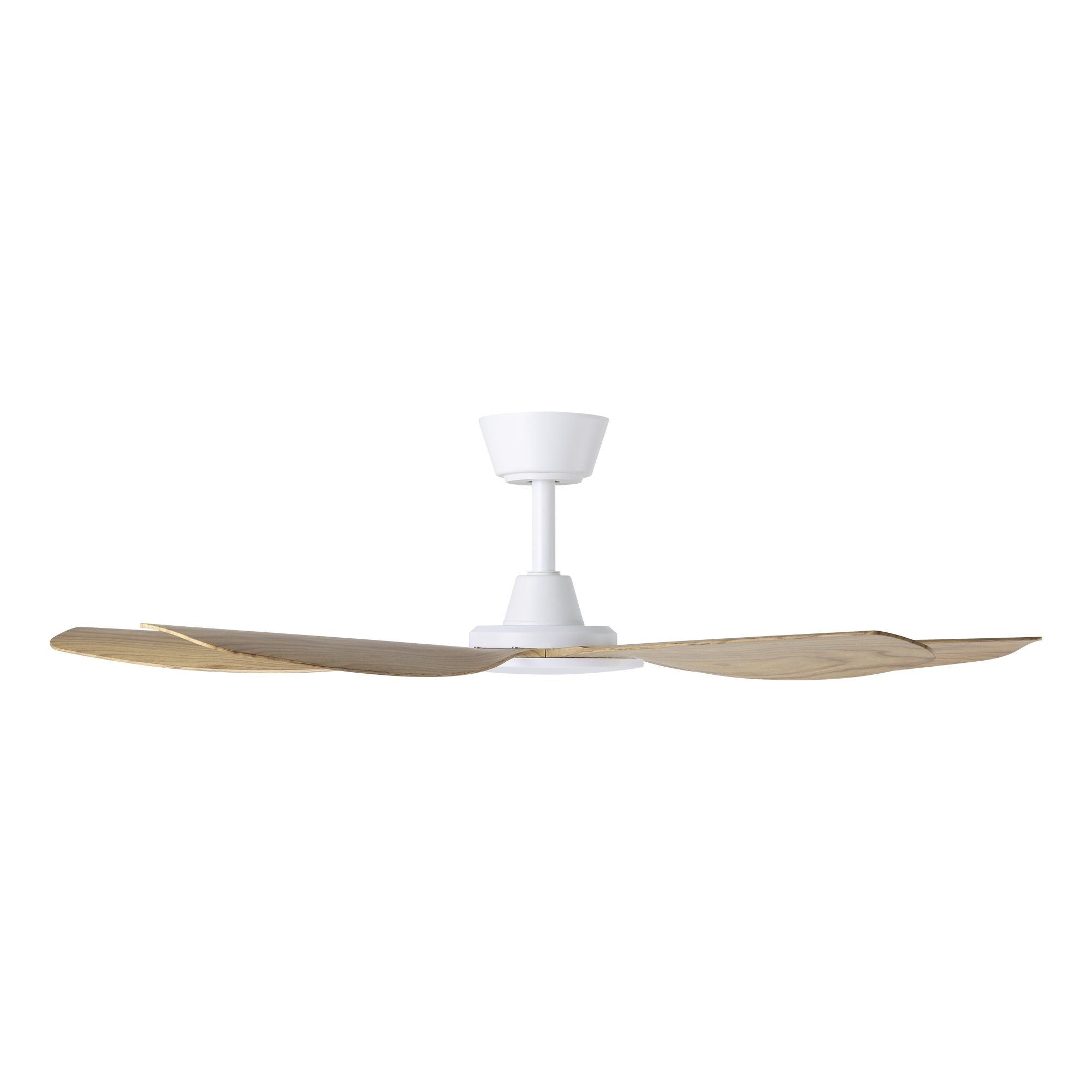 Miami DC Ceiling Fan 48" White With Blackbutt Blade - 20796316