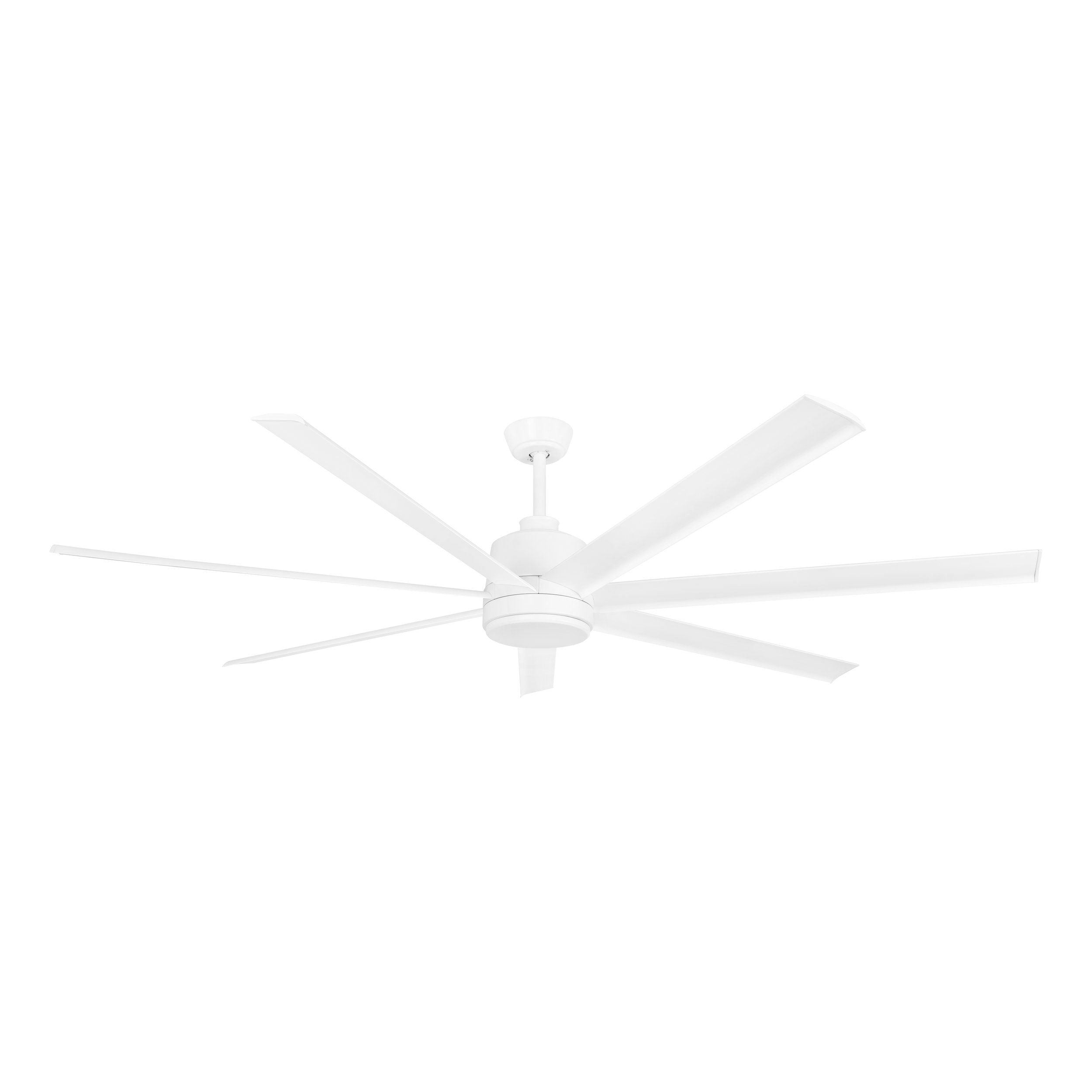 Tourbillion Pro DC Ceiling Fan 80" White Blade With Remote - 20779501