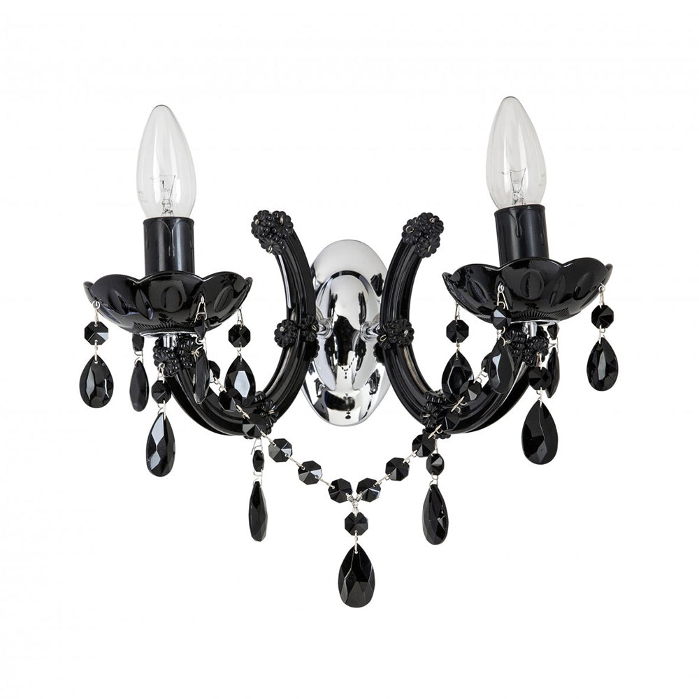 Buy Wall Sconce Australia Fiorentino Lighting - C-MAR 2 Light Wall Light Black