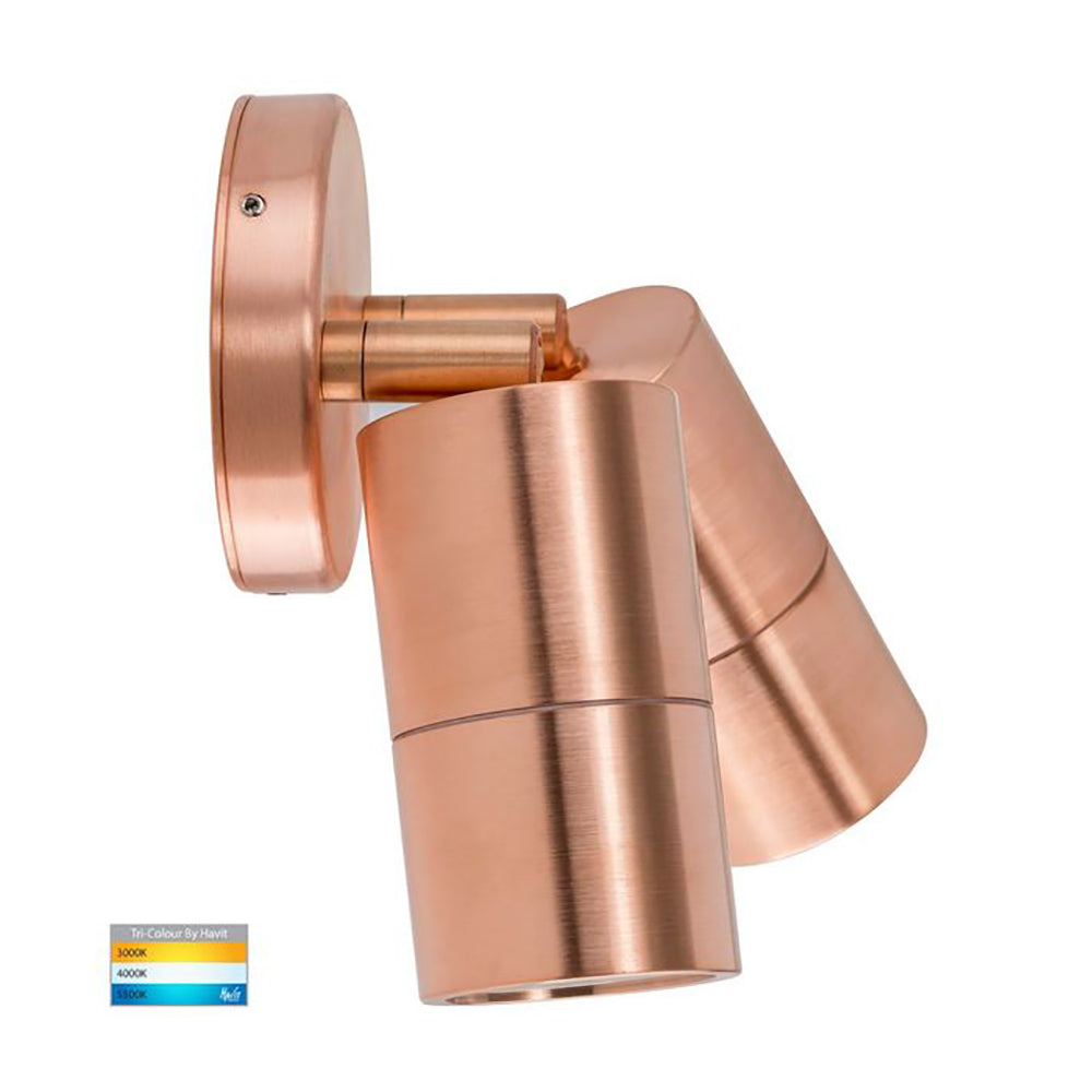 Tivah Exterior 2 Spotlights Adjustable Solid Copper 3CCT - HV1315T