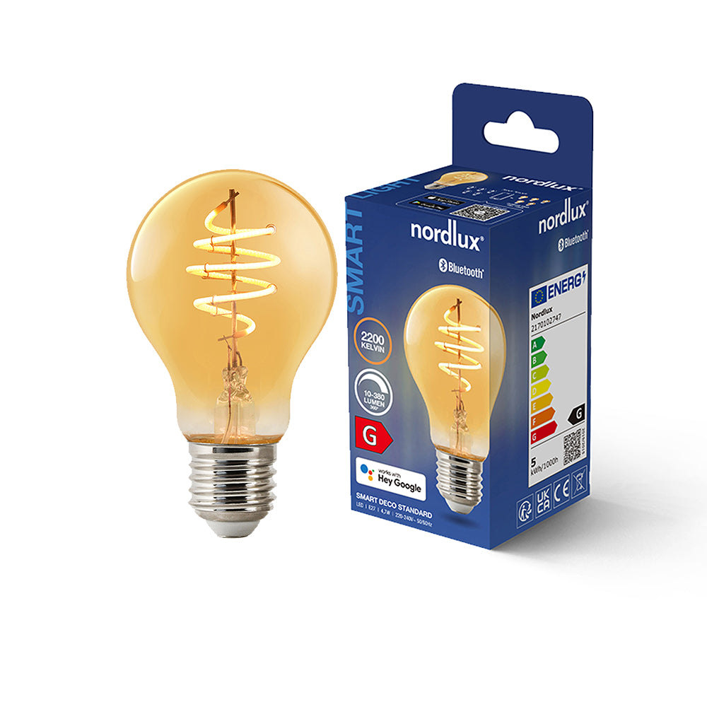 Buy Smart LED Globes Australia A60 Smart LED Globe ES 240V 4.7W Amber Plastic 2200K - 2170102747