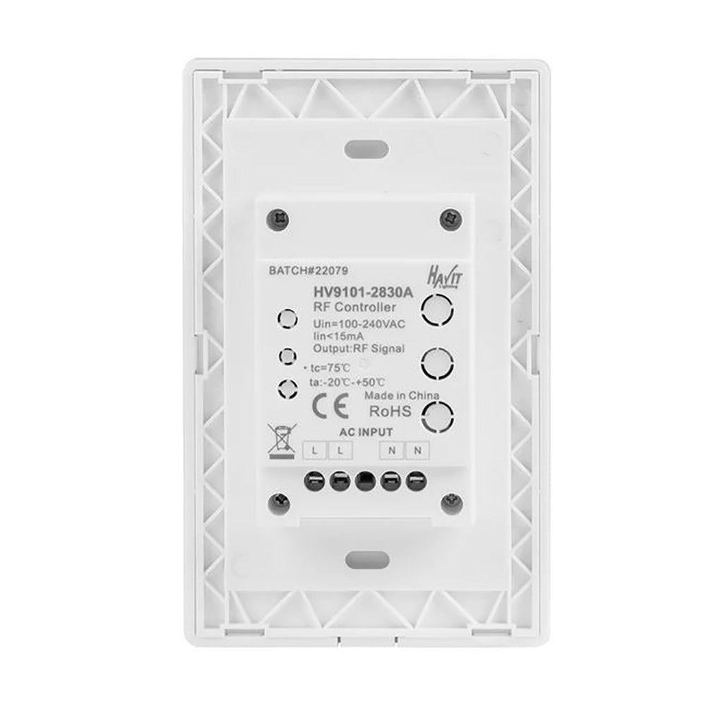 Buy Strip Light Controllers Australia LED Touch Panel Controller White Plastic - HV9101-2830A