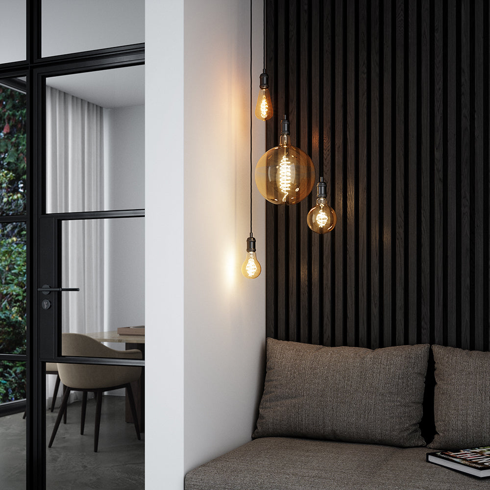 Buy Smart LED Globes Australia G95 Smart LED Globe ES 240V 4.7W Amber Glass 2200K - 2170132747