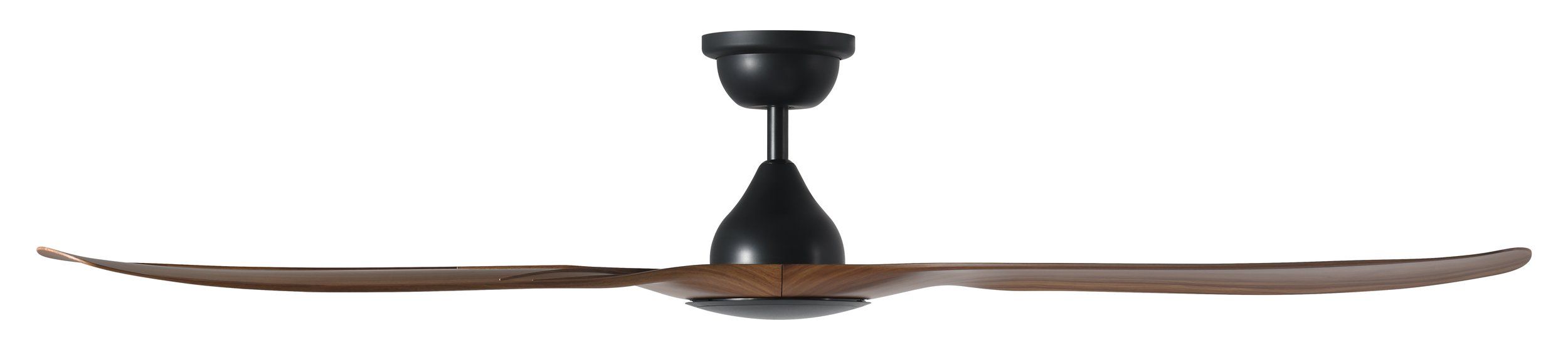 Tahiti DC Ceiling Fan 72" Matte Black With New Teak Blade - 20801907