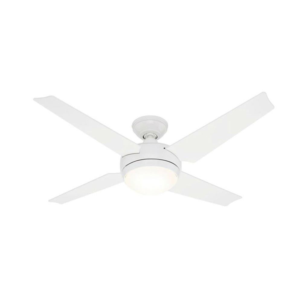 Sonic AC Ceiling Fan 52". White with White Blades - 50666
