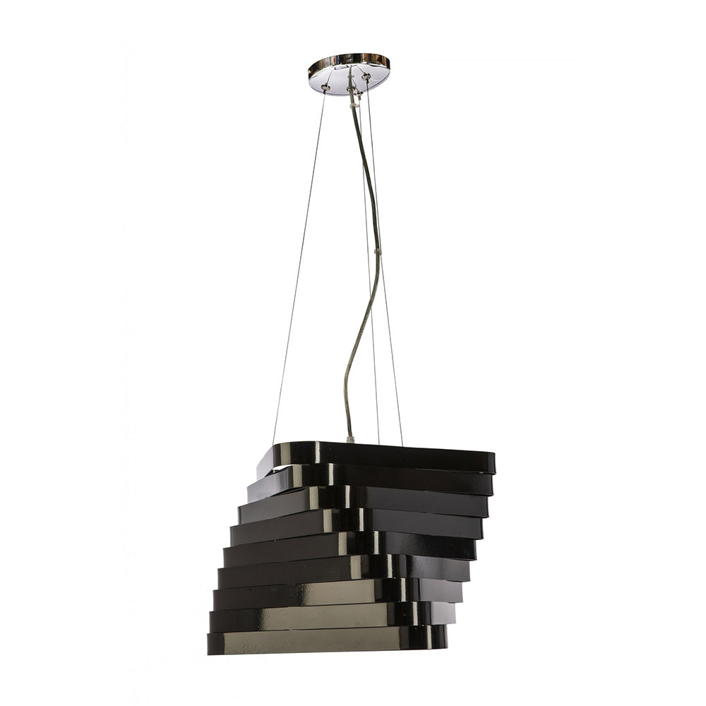Buy Pendant Lights Australia Fiorentino Lighting - ZETA 1 Light Pendant Black