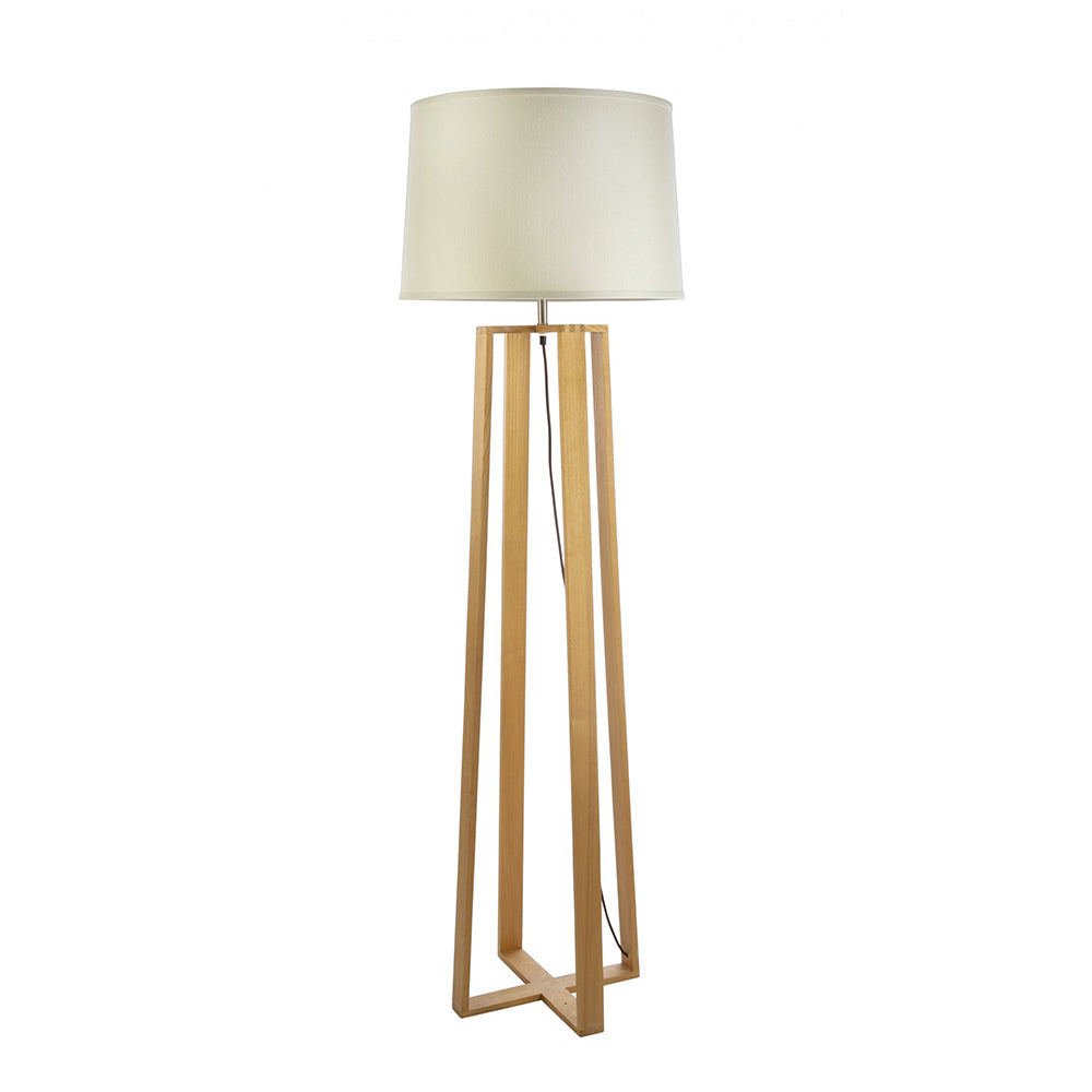 Buy Floor Lamps Australia Fiorentino Lighting - SWEDEN 1 Light Floor Lamp Wood