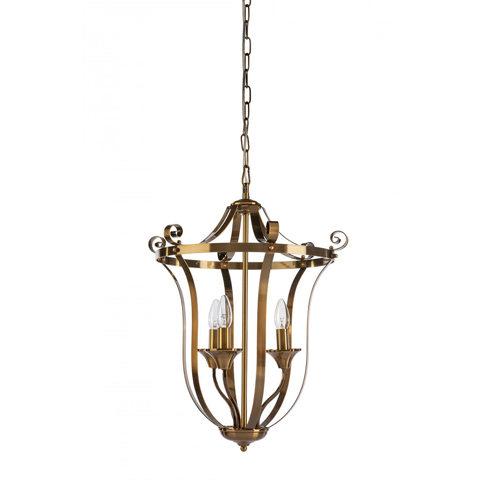 Fiorentino Lighting - BALMORE 3 Light Ceiling Lanterns Bronze