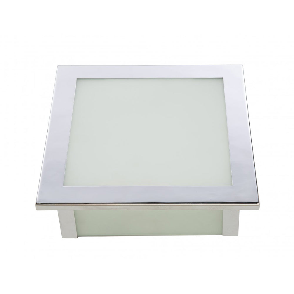 Buy Oyster Lights Australia Fiorentino Lighting - LIMA 2 Light Square Oyster Silver