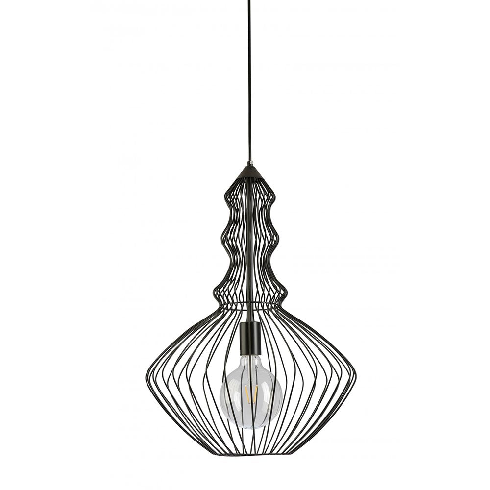 Fiorentino Lighting - ARGO 1 Light Pendant Black