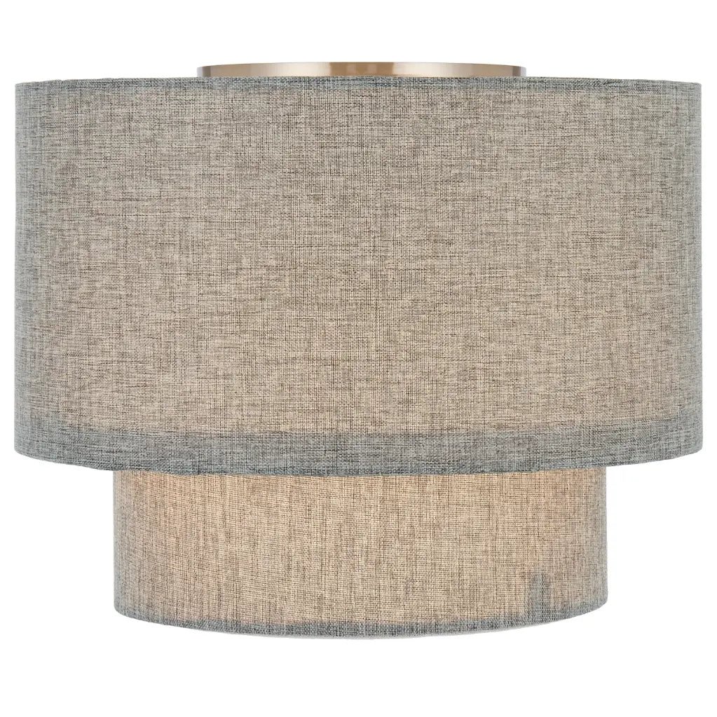 Gisele Small DIY Batten Fix Ceiling Light Nickel & Grey - GISELE BF25-NKGY