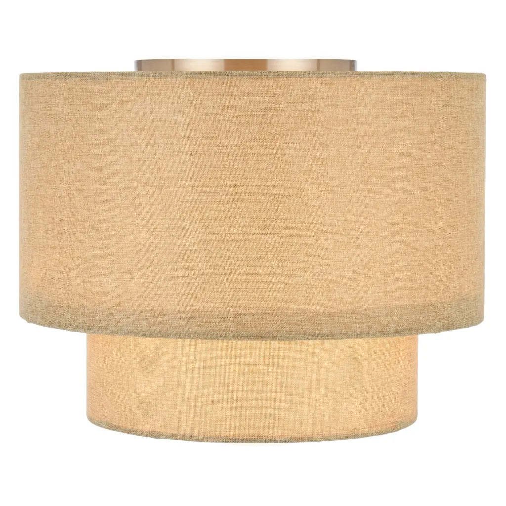 Gisele Small DIY Batten Fix Ceiling Light Nickel & Sand - GISELE BF25-NKSD
