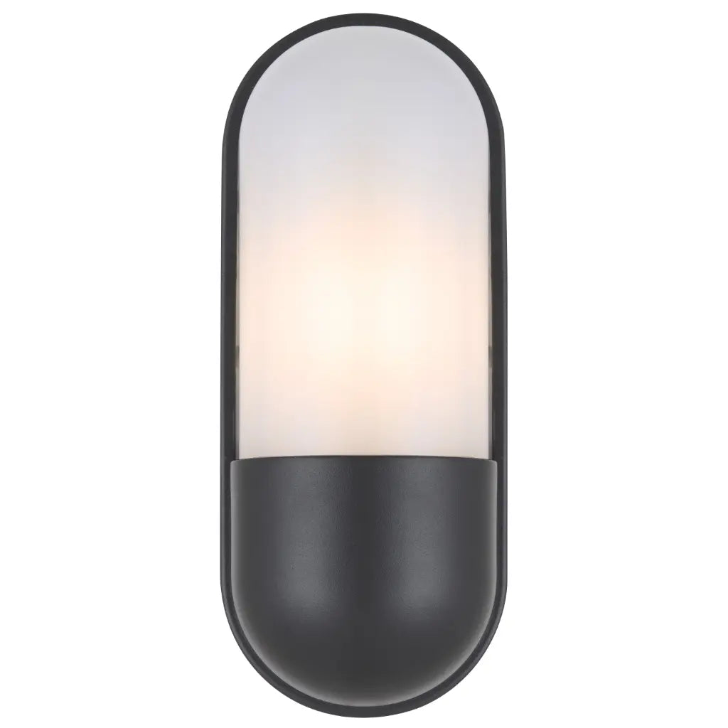 Hull Exterior Wall Light Black - HULL EX-BKFR