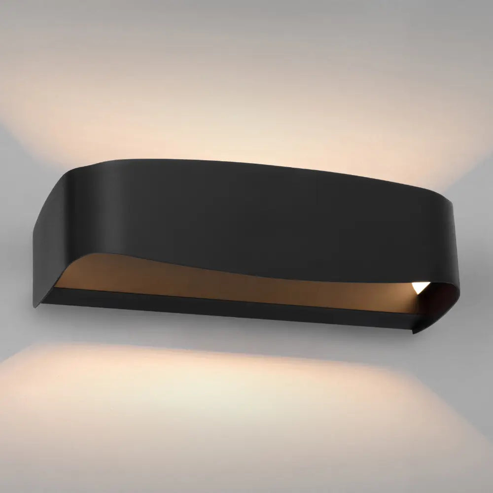 Keylar Small LED Wall Light 12W 3000K Black - KEYLOR WB26-BK