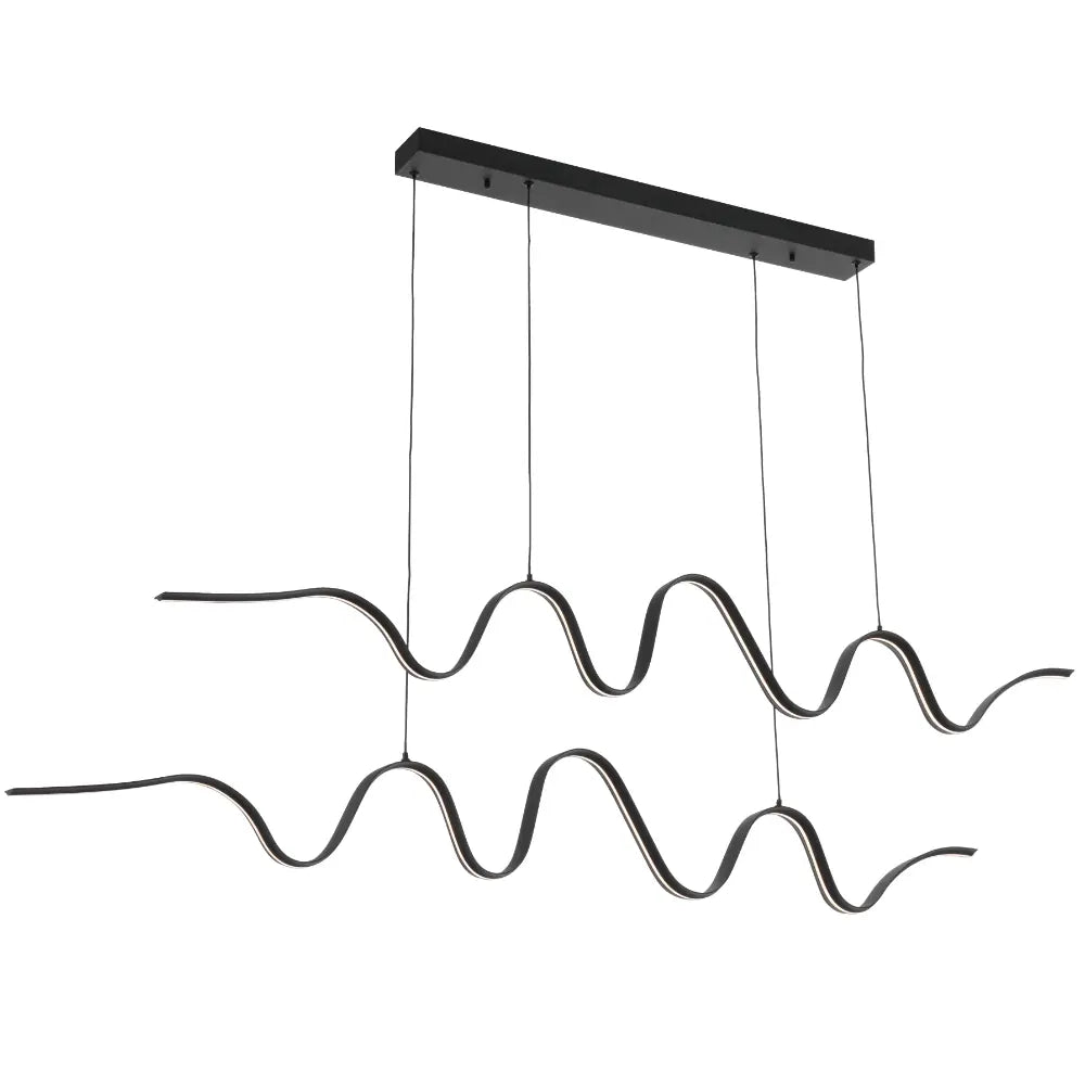 Oselia LED Pendant 46W 3000k Black - OSELIA PE-BK
