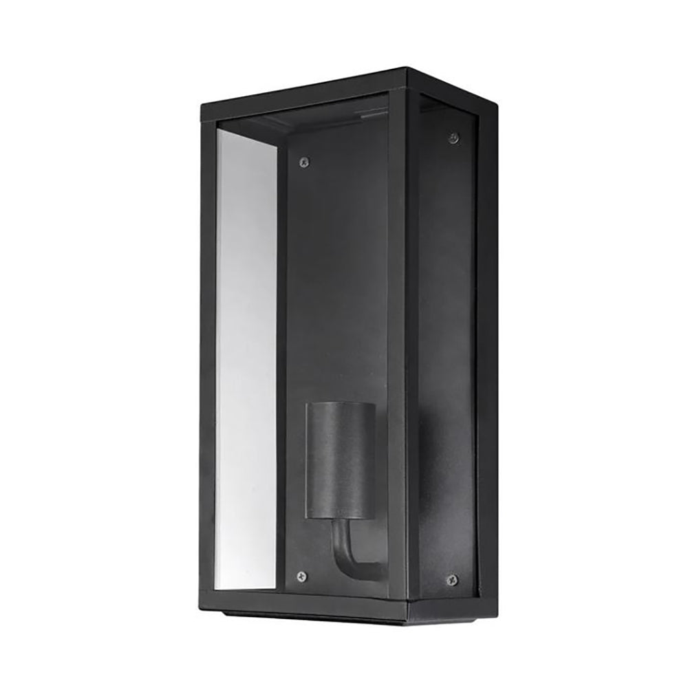Buy Exterior Wall Lights Australia Vancouver Exterior Wall Light W161mm Black Aluminium - MLXVE27FLM
