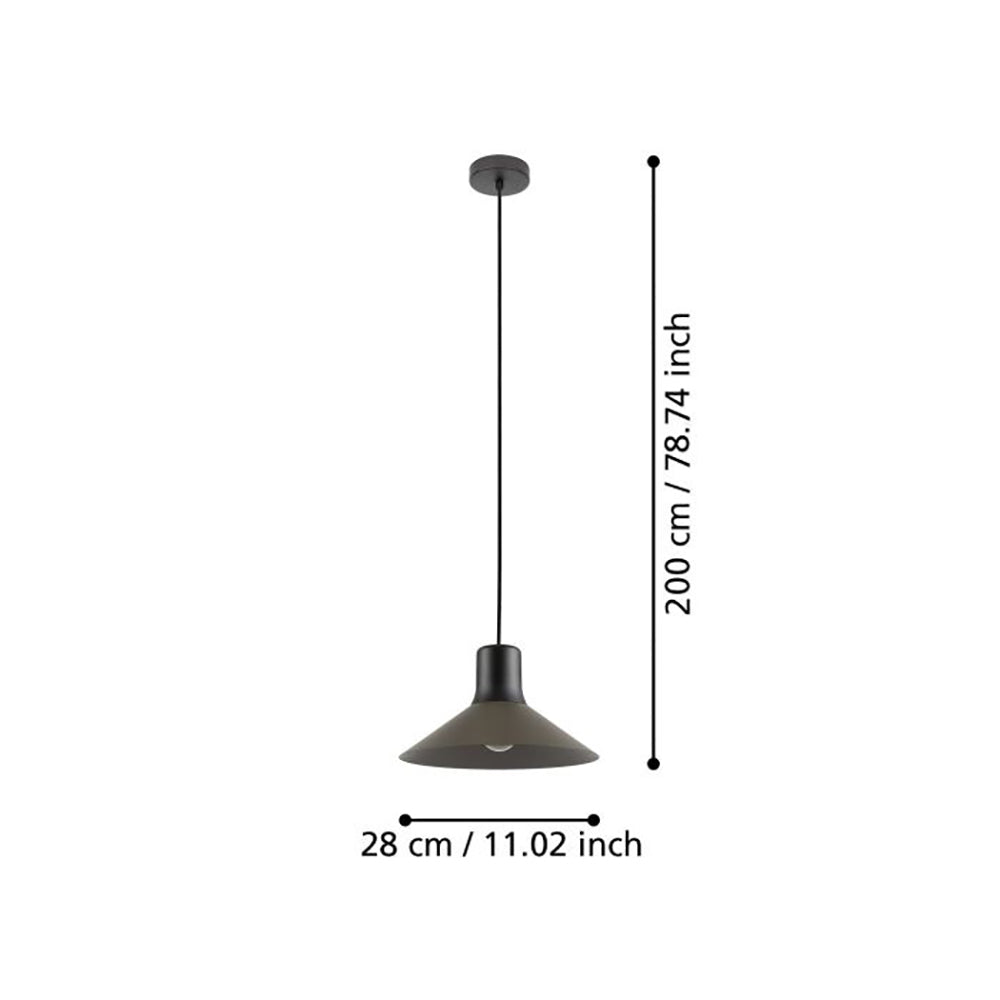 Buy Pendant Lights Australia Abreosa Pendant Light BlacK / Grey - 99511N