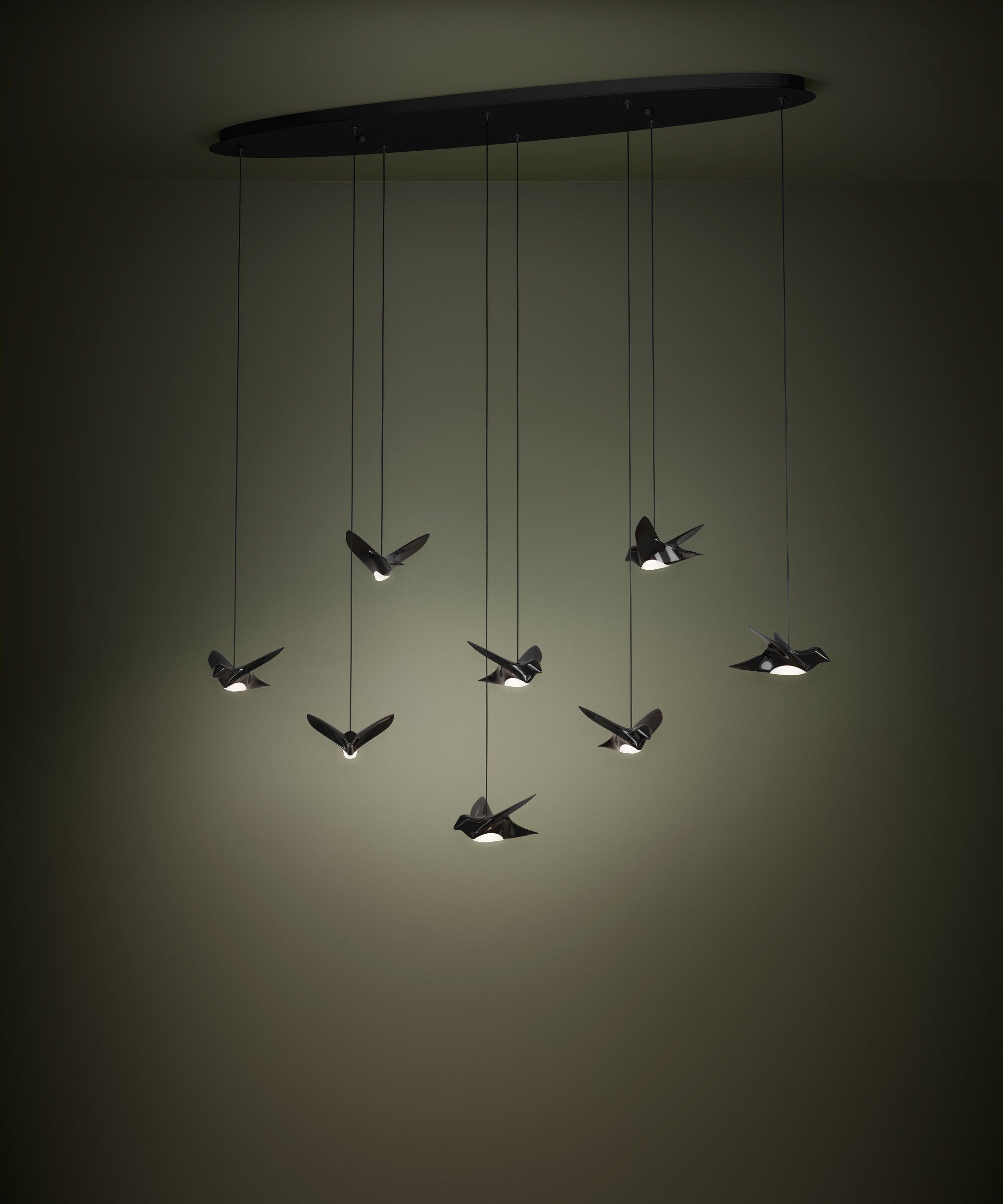 Paratebueno 1160mm Pendant Light Black - 390055