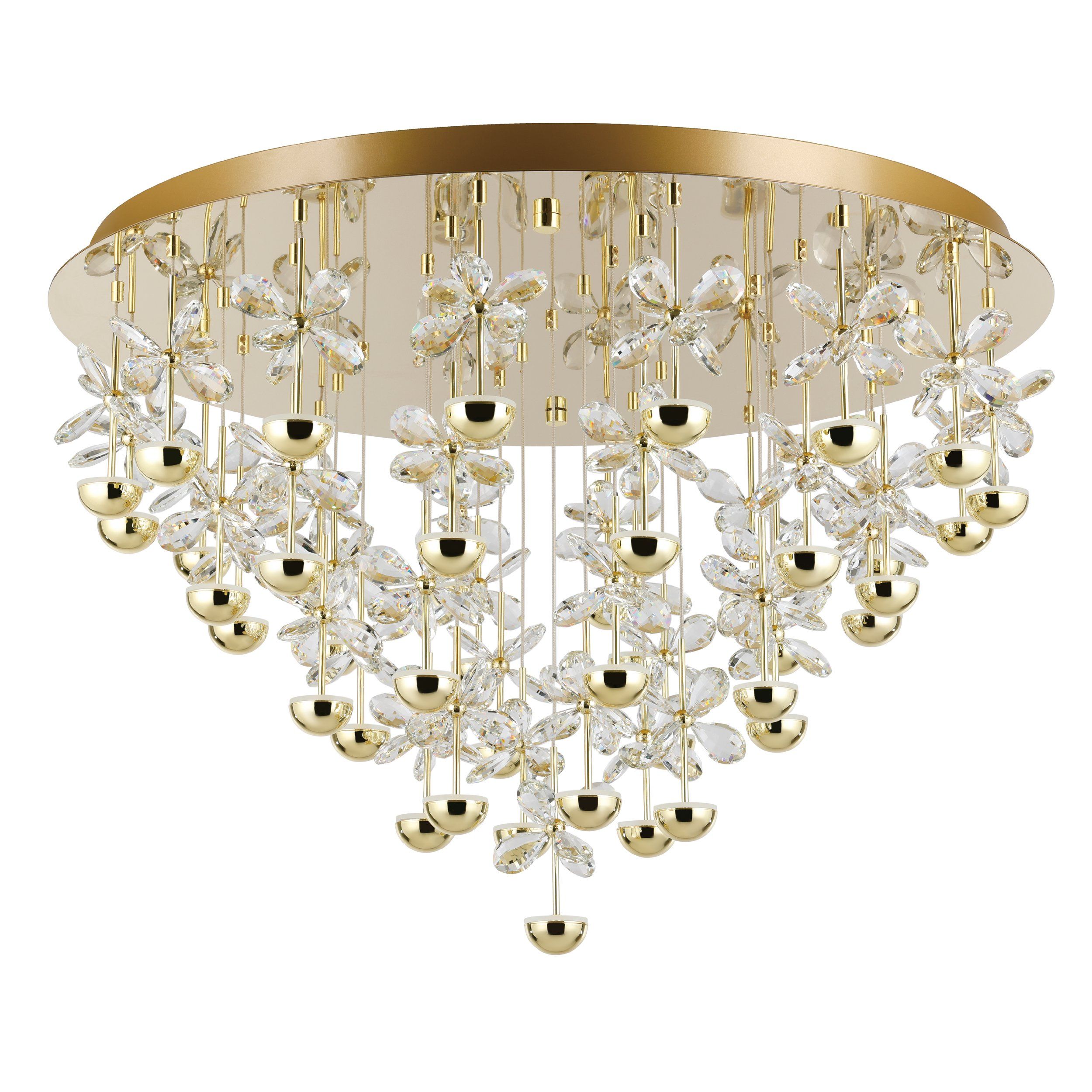 Pianopoli III LED Ceiling Pendant 1.8W 3000K Brass & Clear - 390309
