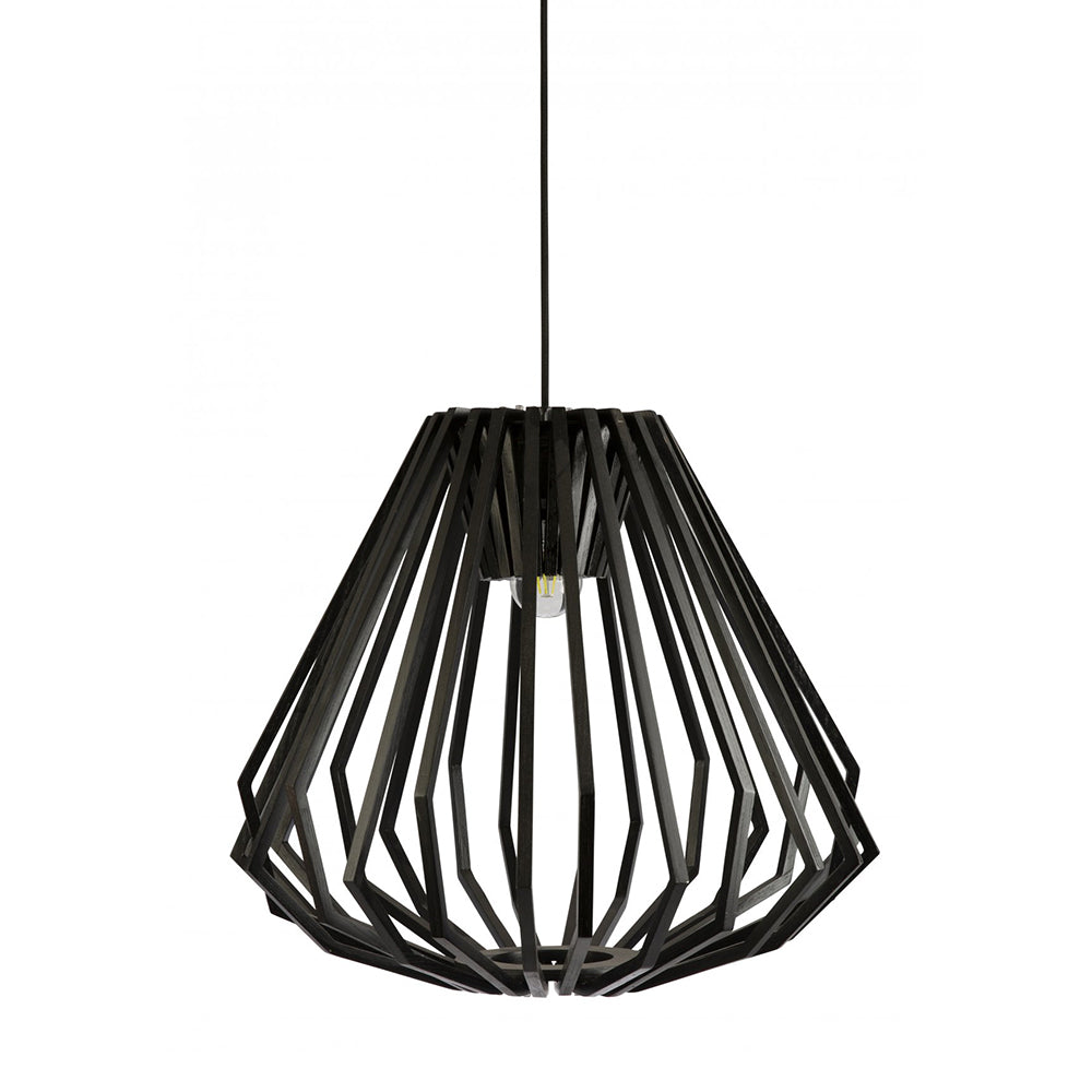 Buy Pendant Lights Australia Fiorentino Lighting - RAGUSA 1 Light Pendant Large Black