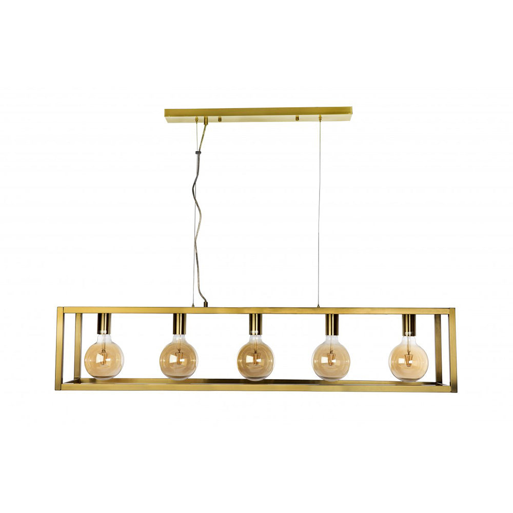 Fiorentino Lighting - DEVON 5 Light Pendant Gold