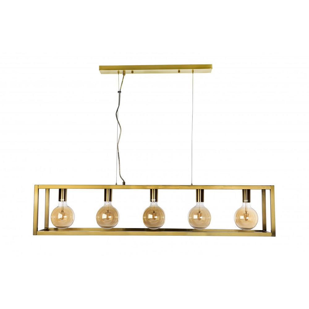 Buy Island Pendant Lights Australia Fiorentino Lighting - DEVON 5 Light Pendant Gold