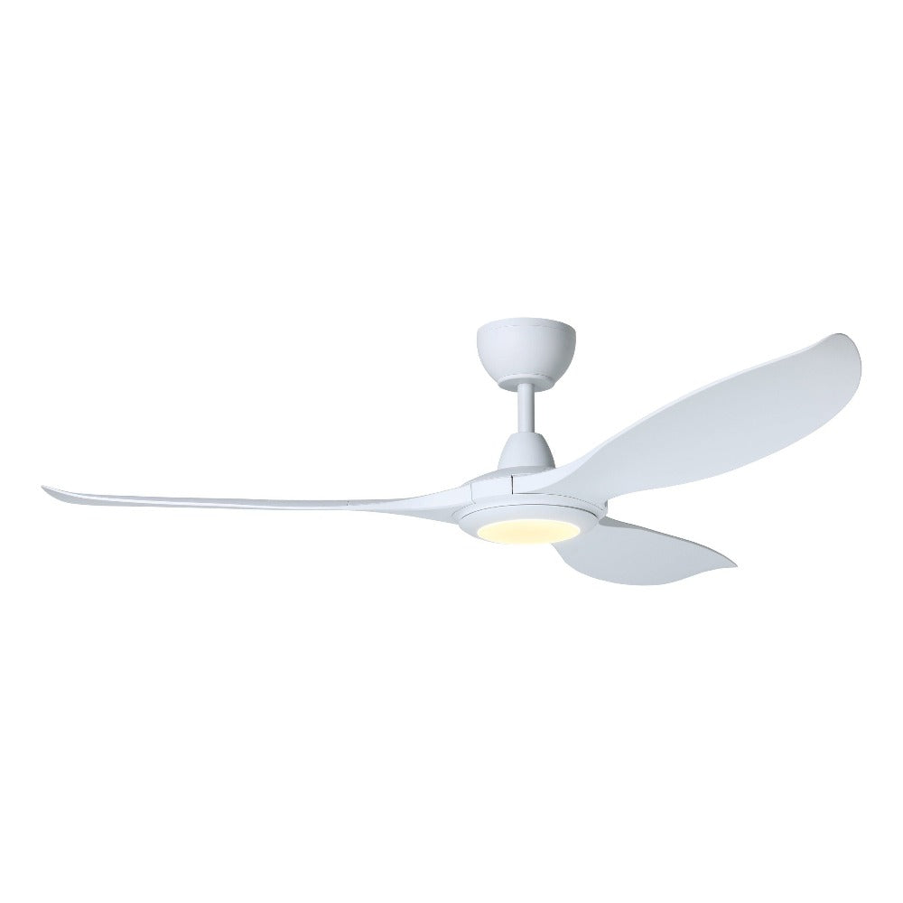 Buy DC Ceiling Fans With Light Australia KURRAWA DC Ceiling Fan 60" Tuneable White LED Light White - 20618801