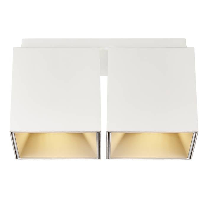 Ethan 2 Spot Surface Mounted Downlight Matt White - 2110410101