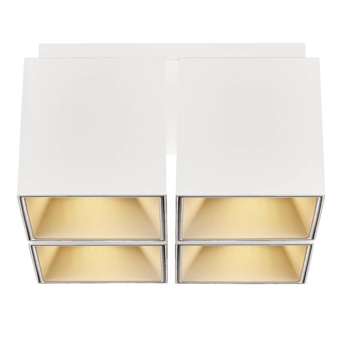 Ethan 4 Spot Surface Mounted Downlight Matt White - 2110430101