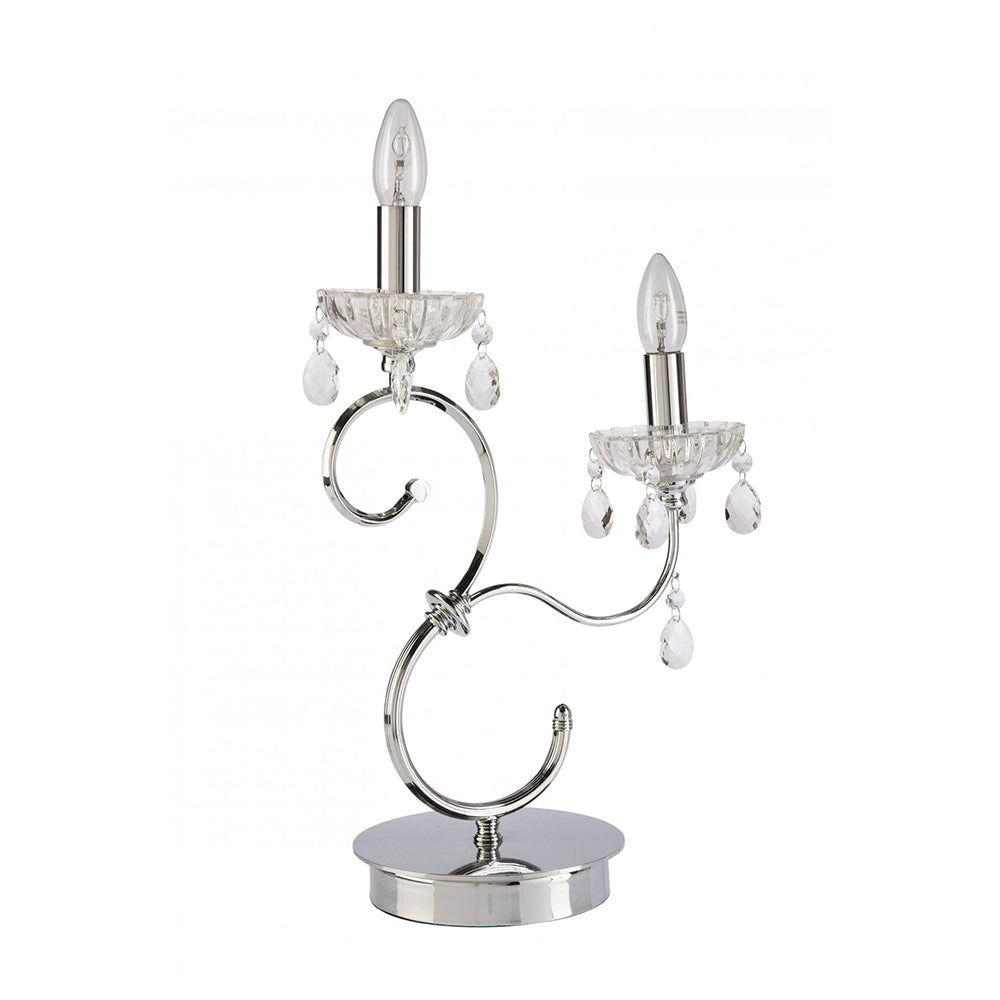 Buy Table Lamps Australia Fiorentino Lighting - BELLA 2 Light Table Lamp Chrome