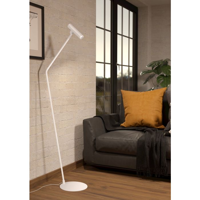 Almudaina Steel LED Floor Lamp 4.2W 3000K White - 206673N