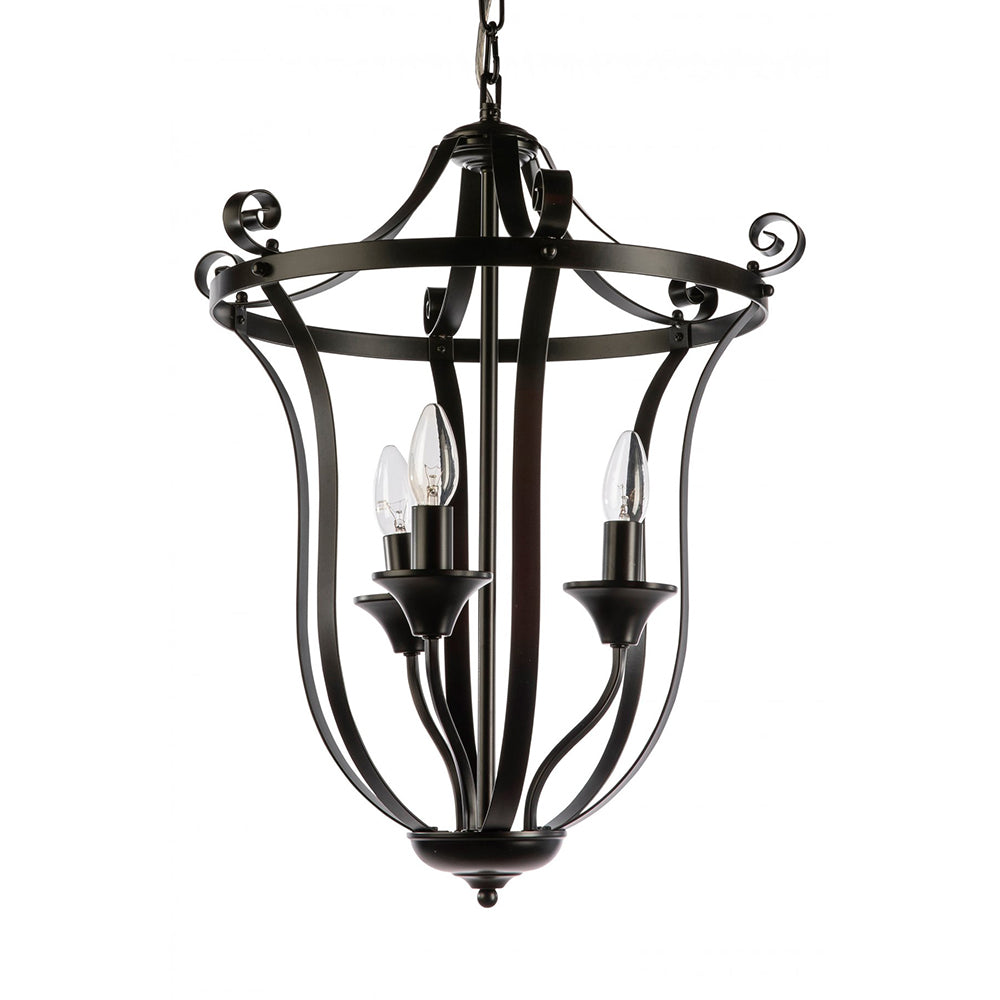 Buy Ceiling Lanterns Australia Fiorentino Lighting - BALMORE 3 Light Ceiling Lanterns Black