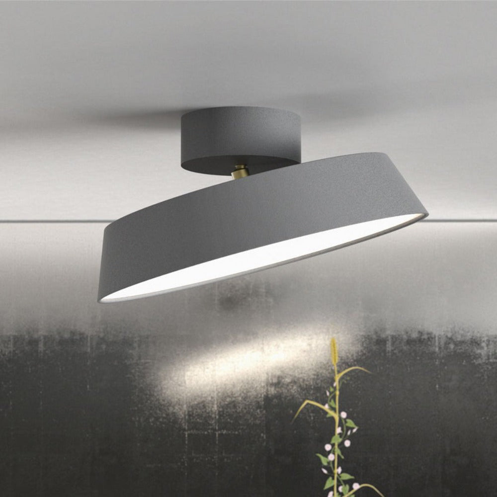 Buy Flush Mount Lights Australia Alba Dim Flush Mount Light White Metal 3000K - 2020556001