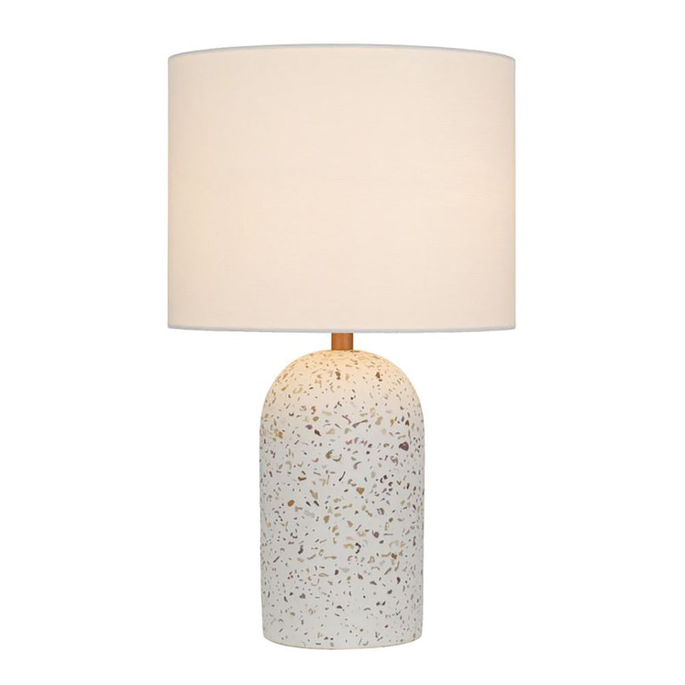 Buy Table Lamps Australia Fevik Table Lamp W300mm White Terrazzo - FEVIK TLM-WHTRIV