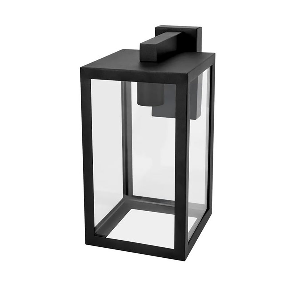 Buy Exterior Wall Lights Australia Vancouver Exterior Wall Light W146mm Black Aluminium - MLXVE27WBM
