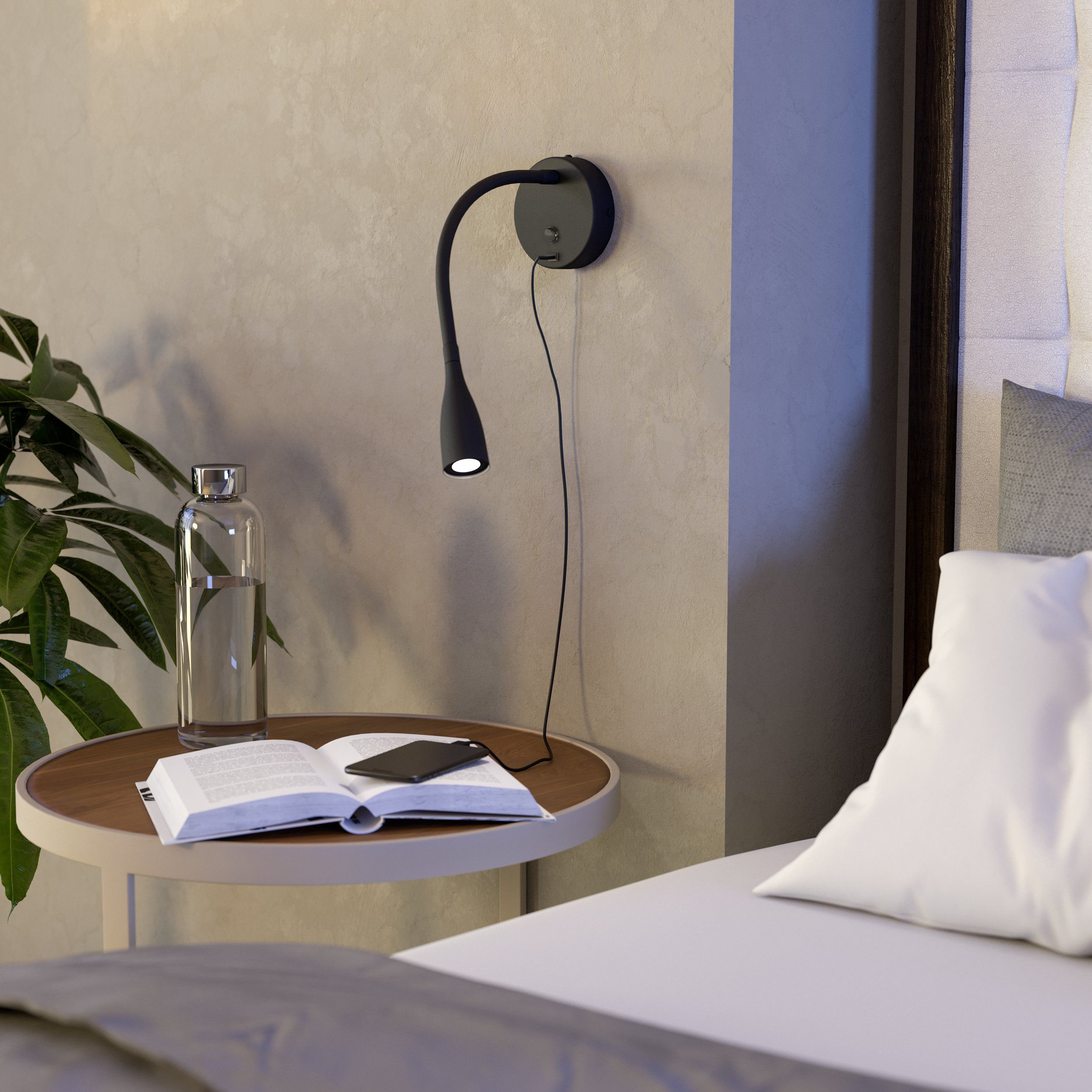 Olivandino Wall Light Black - 207172