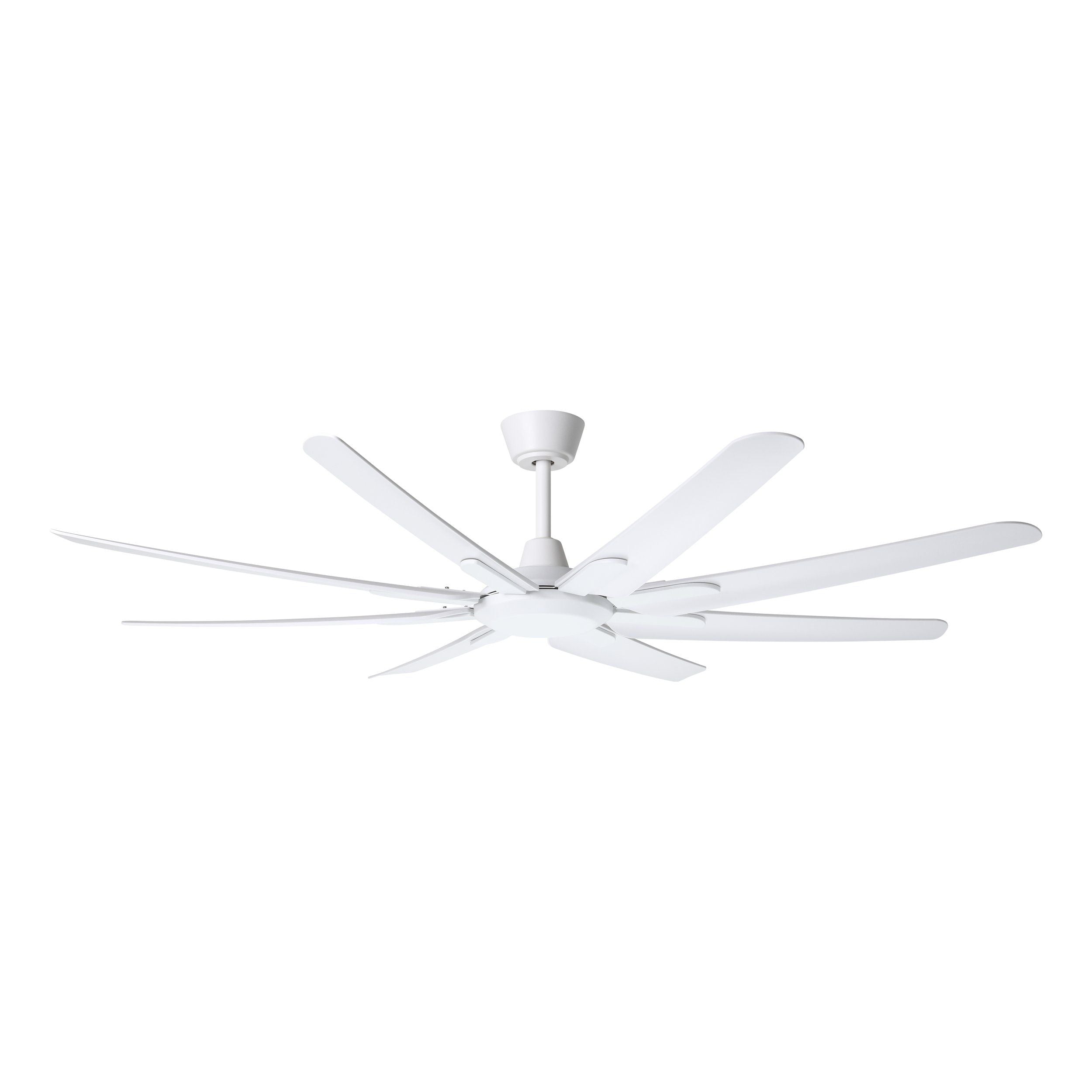 Santorini DC Ceiling Fan 66" Matt White - 20789601
