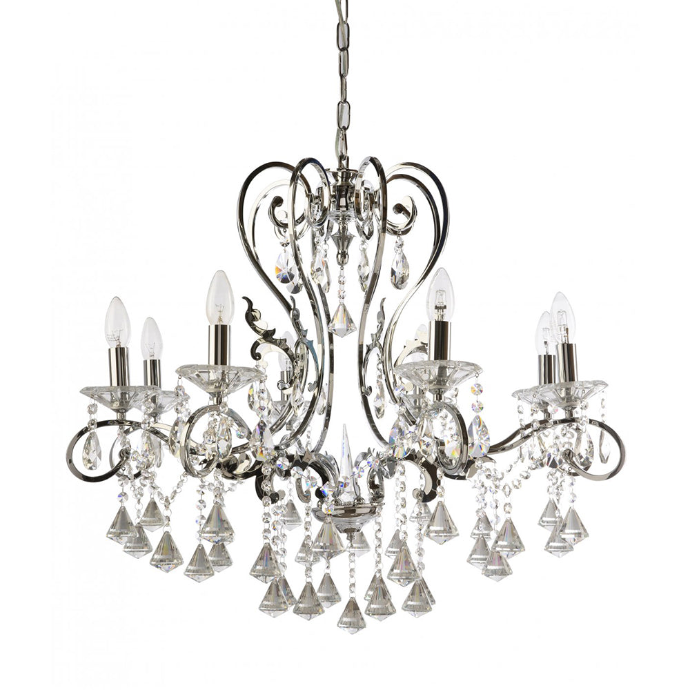 Buy Chandeliers Australia Fiorentino Lighting - BOEMIA 8 Light Crystal Pendant