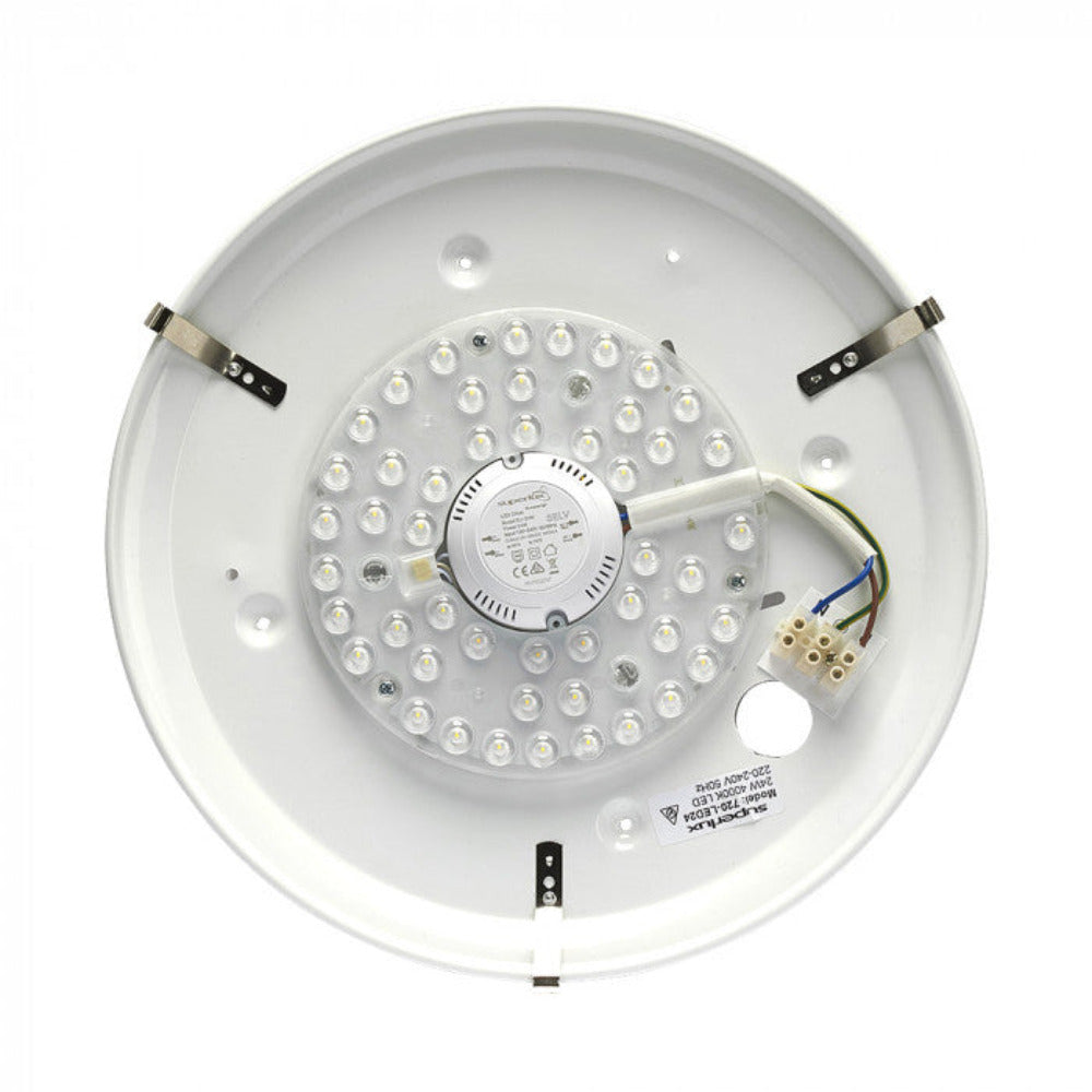Luna Oyster Light 24W White 4000K - 720-LED24
