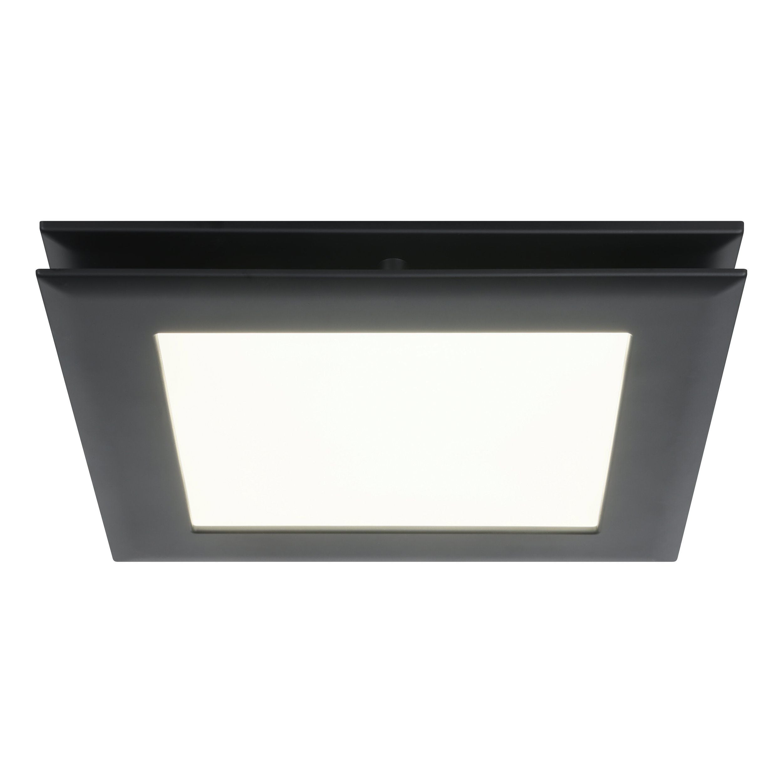 Samba LED Plastic Square Exhaust Fan 10W TRI Color Black - 206816N
