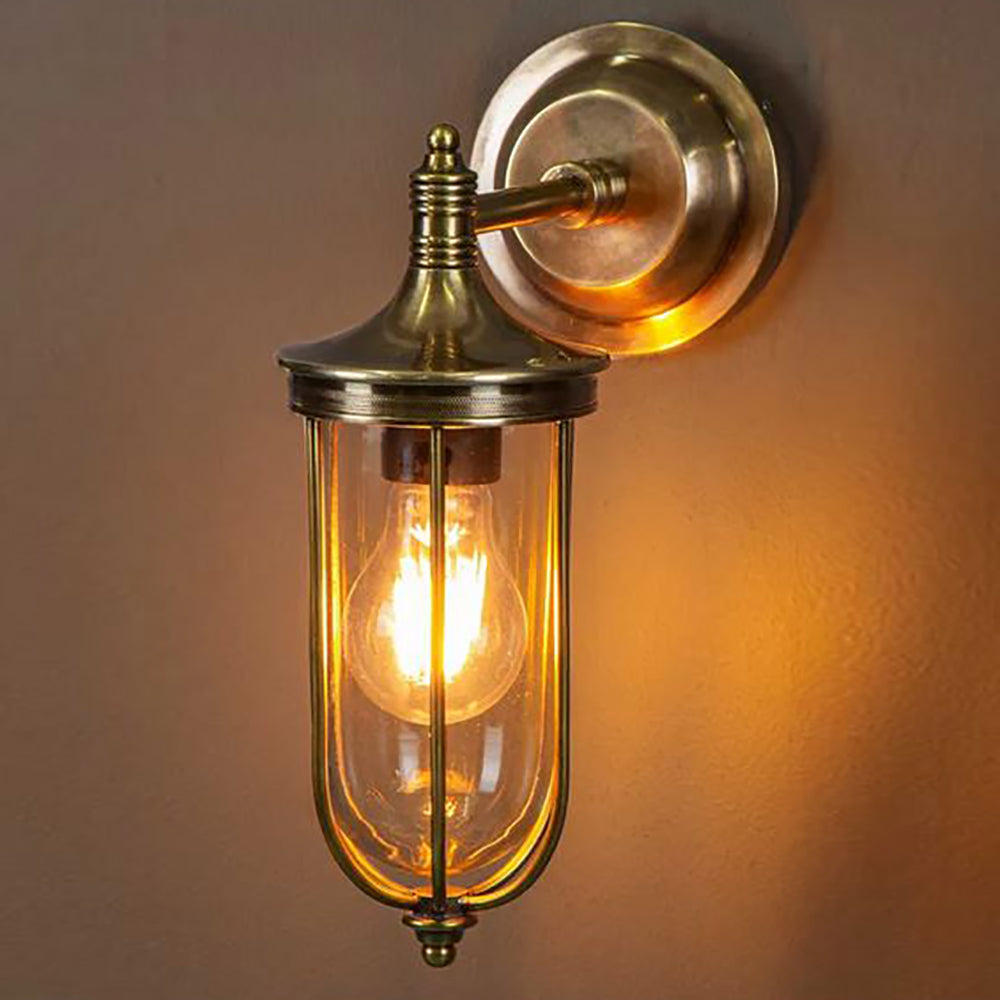 Buy Exterior Wall Lights Australia Noosa Exterior Wall Light Antique Brass - ELPIM59837AB
