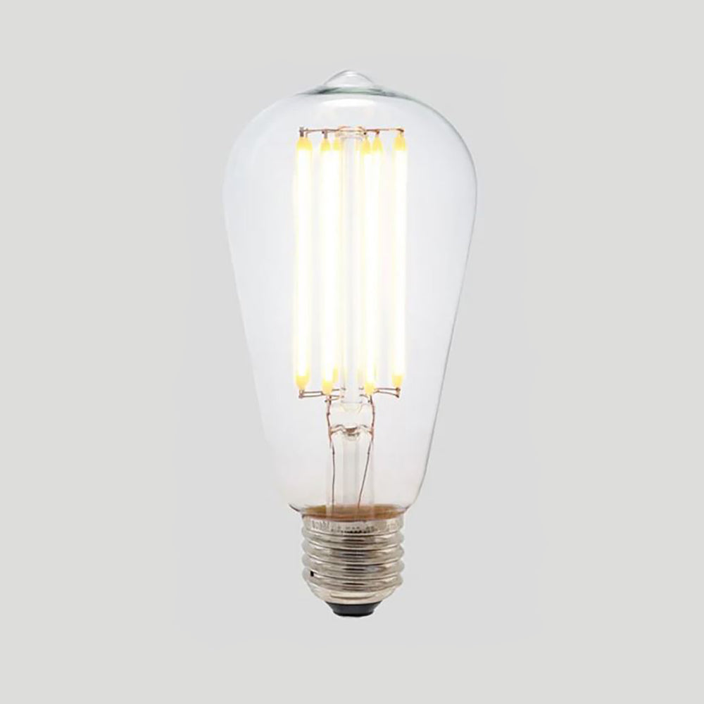 Buy LED Filament Globes Australia ST64 LED Filament Globe ES 240V 8W Clear Glass 2200K - ZAF10749
