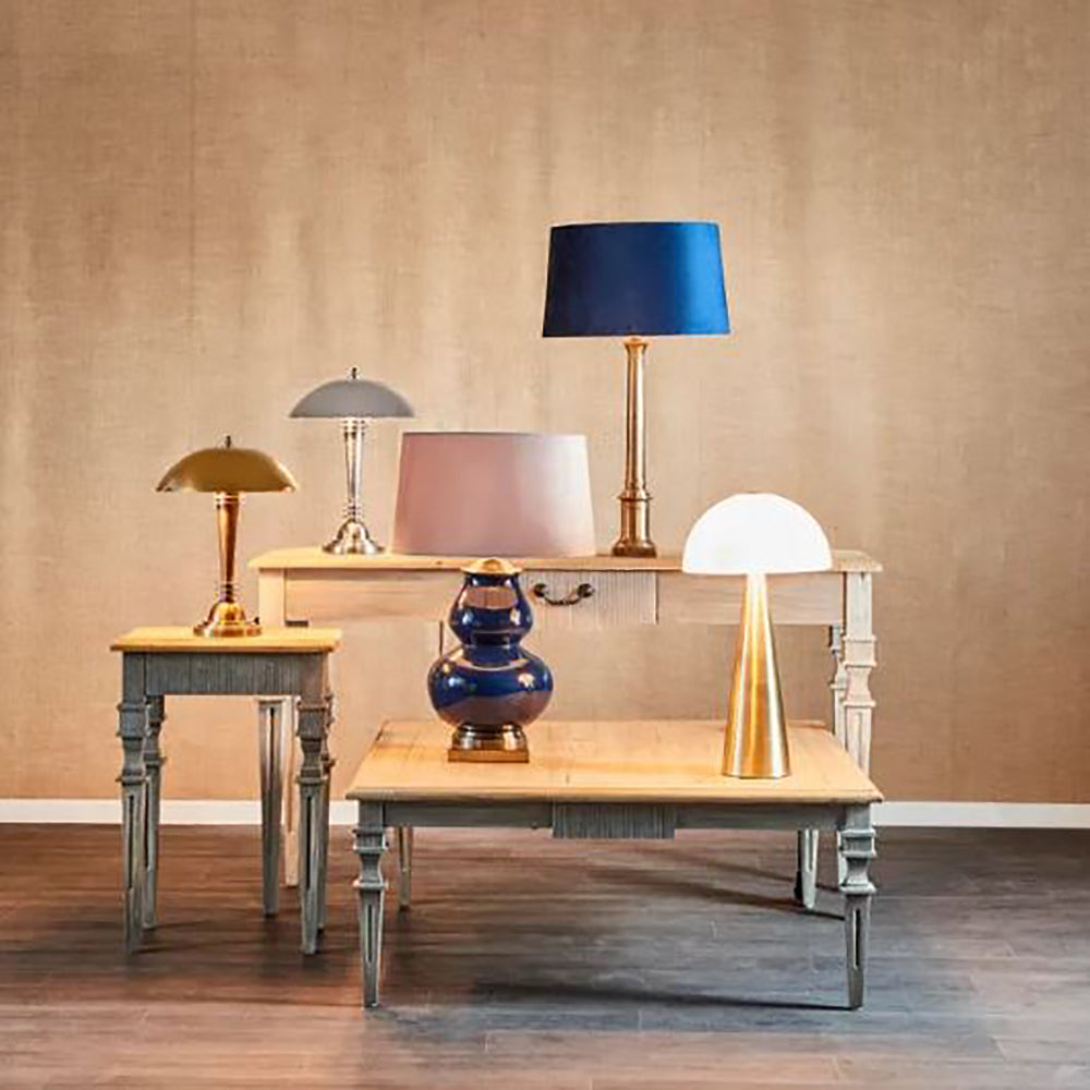 Buy Table Lamps Australia Matisse Table Lamp Dark Blue Ceramic / Metal - ELJC9277BLU