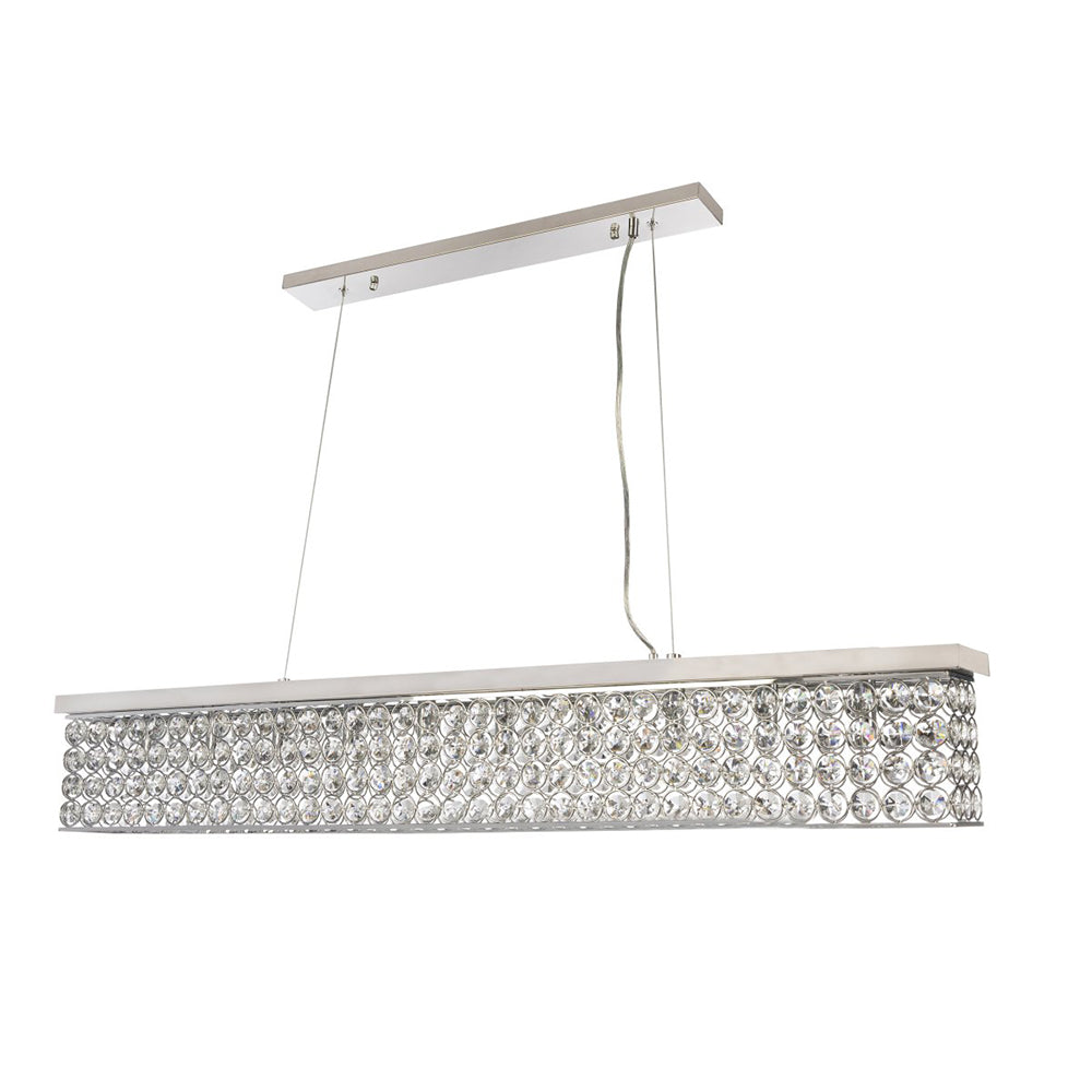 Buy Ceiling Crystals Australia Fiorentino Lighting - BION 10 Light Pendant Chrome