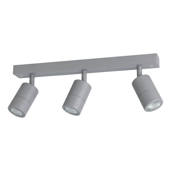 Fremantle 3 Light LED Bar Light 5W 3CCT Grey & Clear - 206162