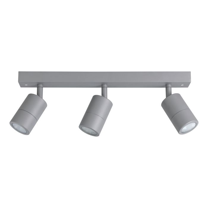 Fremantle 3 Light LED Bar Light 5W 3CCT Grey & Clear - 206162