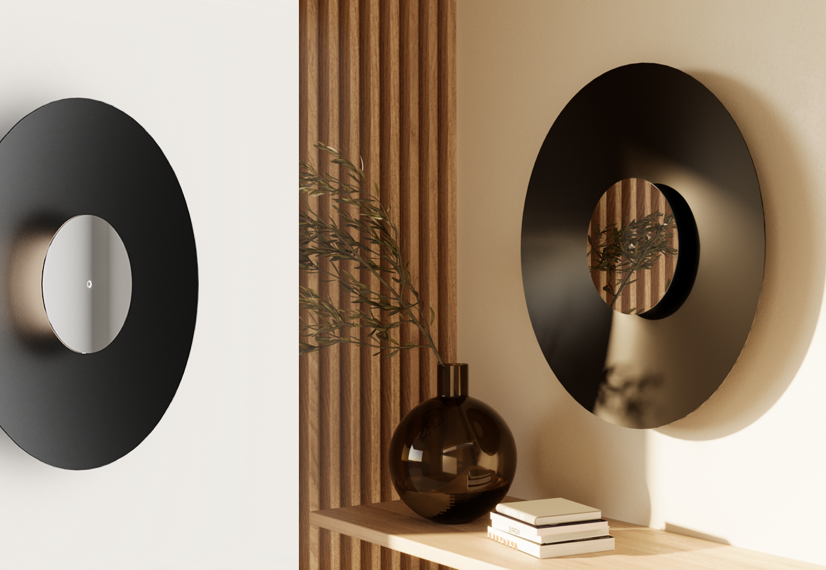 Bigcoss LED Wall Light 25W 2700K Matte Black - ARO.A1203/80