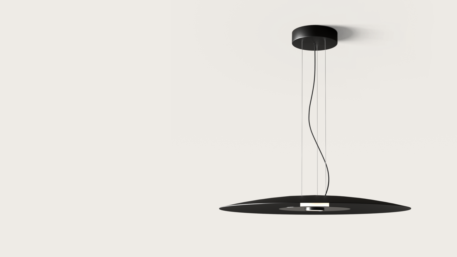 Bigcoss LED Pendant Light Matt Black - ARO.C1203/80